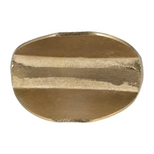 Load image into Gallery viewer, 17755-01 Metal, 8" Etched Oval Vase, Champagne