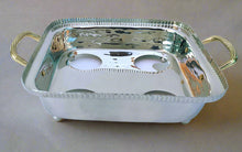 Load image into Gallery viewer, TAJ Designs 8 Inch Square Hammered Pan Holder With Gold Accent