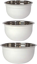 Load image into Gallery viewer, Set/3 Mixing Bowls White