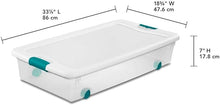 Load image into Gallery viewer, Storage-Latch-Underbed 56qt Wheeled
