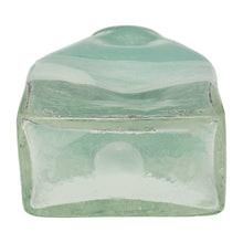 Load image into Gallery viewer, 14710-05 Glass 13" Bottle Vase, Aqua Haze
