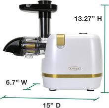 Load image into Gallery viewer, OMEGA-H3000RWH13 150 W MASTICATING JUICER WHT