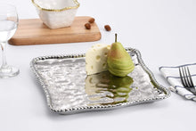 Load image into Gallery viewer, Pampa Bay Silver Square Platter CER-1400