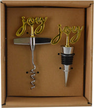 Load image into Gallery viewer, Cork Screw & Stopper "Joy"