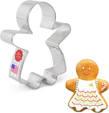 Load image into Gallery viewer, 3.75" Gingerbread Girl Cookie Cutter