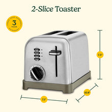 Load image into Gallery viewer, Cuisinart 2-SL METAL CLASSIC TOASTER