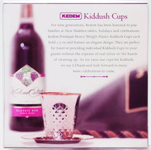 Load image into Gallery viewer, KIDDUSH CUPS DIAMOND 5PK KEDEM