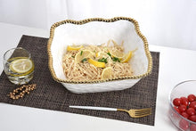 Load image into Gallery viewer, CER-2253-WG Pampa Bay Large Square Salad Bowl