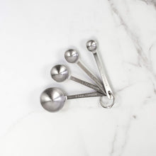 Load image into Gallery viewer, MEASURING SPOONS SS SET/4