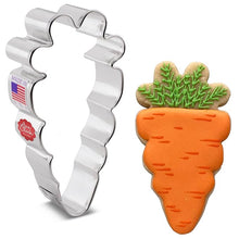 Load image into Gallery viewer, 4" Carrot Cookie Cutter