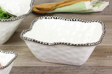 Load image into Gallery viewer, Pampa Bay Medium Square Salad Bowl CER-2252-W