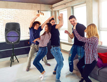 Load image into Gallery viewer, SOUNDPRO TWS 15" W/DISCO LIGHTS W/STAND