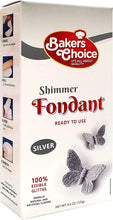 Load image into Gallery viewer, Fondant Silver Shimmer