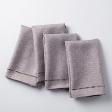 Load image into Gallery viewer, Hemstitch Napkin Set Of 4 Grey