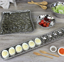 Load image into Gallery viewer, Pampa Bay Silver Square Platter CER-1400