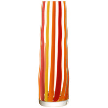 Load image into Gallery viewer, G1778-31-645 Folk Vase H12.5in Orange/Red/Yellow