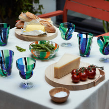 Load image into Gallery viewer, G1778-31-645 Folk Vase H12.5in Orange/Red/Yellow