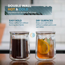 Load image into Gallery viewer, Double Wall Coffee Tasting Glass - 350mL/12oz (set of 2)