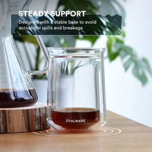 Load image into Gallery viewer, Double Wall Coffee Tasting Glass - 350mL/12oz (set of 2)
