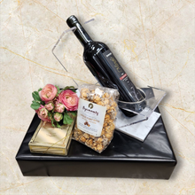 Load image into Gallery viewer, MM13 Lucite Wine Bottle Holder Mishloach Monos