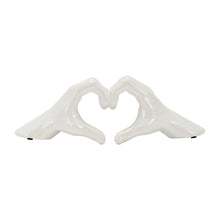 Load image into Gallery viewer, 15688-03 5" HAND-HEART, WHITE