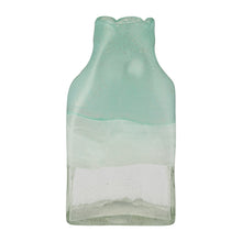 Load image into Gallery viewer, 14710-05 Glass 13" Bottle Vase, Aqua Haze
