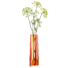 Load image into Gallery viewer, G1778-31-645 Folk Vase H12.5in Orange/Red/Yellow