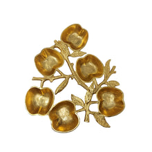 Load image into Gallery viewer, A1-90225 Apple Six Sectional Simonim Tray Gold