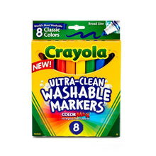 Load image into Gallery viewer, Crayola Broad Line 8 Washable Markers
