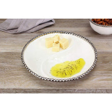 Load image into Gallery viewer, Pampa Bay Small 2-Section Platter CER-2427-W