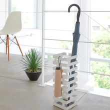 Load image into Gallery viewer, 2362 Brick Umbrella Stand - Steel - Square White