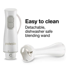 Load image into Gallery viewer, Proctor Silex Electric Immersion Hand Blender with Detachable Dishwasher Safe