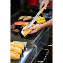 Load image into Gallery viewer, Bamboo Grilling Tools Set, Includes Tongs, Turner & Fork