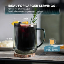 Load image into Gallery viewer, Double Wall Mug - 500ml/17oz (Set of 2)