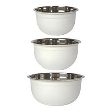 Load image into Gallery viewer, Set/3 Mixing Bowls White