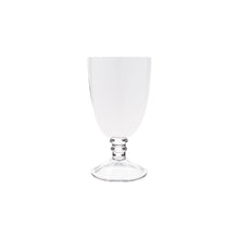 Load image into Gallery viewer, VD-I20-W - Iris, White, Clear Stem, Glass Goblet, 20.5 Oz