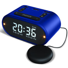 Load image into Gallery viewer, Vibrating Alarm Clock - Blue