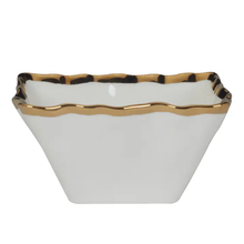 Load image into Gallery viewer, 20495 Regency Gold Square Snack Bowls 5.5in