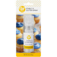 Load image into Gallery viewer, Wilton Metallic Silver Edible Sparkling Glitter Spray, 0.35 oz.
