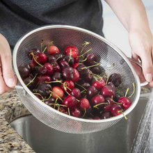 Load image into Gallery viewer, 3 Qt Colander with Handles, Stainless Steel