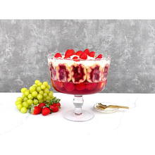 Load image into Gallery viewer, COT-431871 Scalloped Trifle Bowl, 168 oz. 9"D