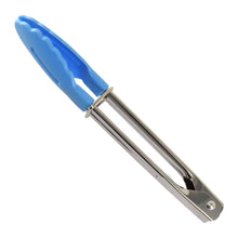 Load image into Gallery viewer, Blue Mini Tongs 7"