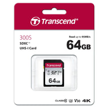 Load image into Gallery viewer, 64GB 300S SDXC UHS-I Class 10 U3 V30 Memory Card