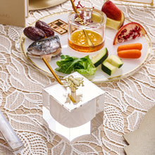 Load image into Gallery viewer, RH-HD-BL-BEE-GO Rosh Hashana - Honey Dish Block - Bee - Gold