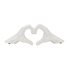 Load image into Gallery viewer, 15688-03 5" HAND-HEART, WHITE