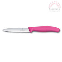 Load image into Gallery viewer, Victorinox 4 Inch Serrated Knife Pointy All Color