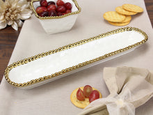 Load image into Gallery viewer, Pampa Bay Porcelain Cracker Tray CER-1150-WG