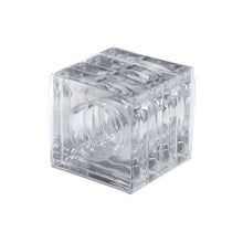 Load image into Gallery viewer, Set of 4 Acrylic Napkin Rings - Crystal