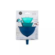 Load image into Gallery viewer, Core Home 25230 3 piece Silicone Funnels