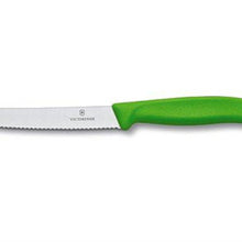 Load image into Gallery viewer, Victorinox 4.5 Inch Serrated Knife Round Tip All Colors